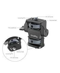 SmallRig Swivel and Tilt Adjustable Monitor Support with 1/4"-20 Screws