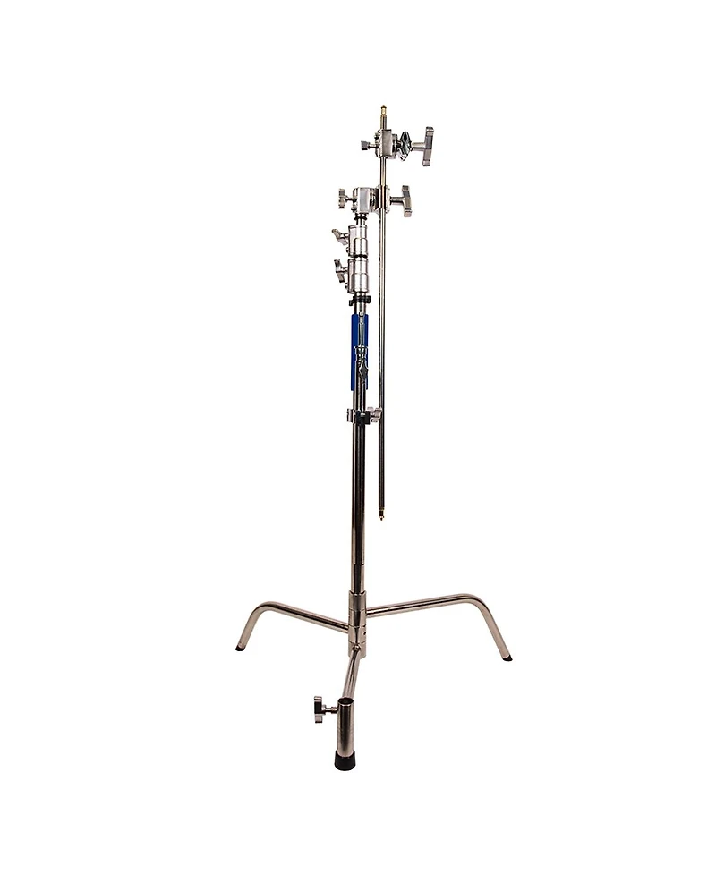 Savage 20" 3-Section Stainless Steel C-Stand with Grip Arm Kit, 25 lbs Capacity, 64" Height