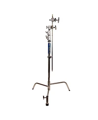 Savage 20" 3-Section Stainless Steel C-Stand with Grip Arm Kit, 25 lbs Capacity, 64" Height
