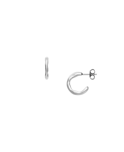 Skagen Women's Moderne Stak Silver-Tone Stainless Steel Hoop Earrings