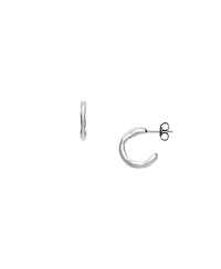Skagen Women's Moderne Stak Silver-Tone Stainless Steel Hoop Earrings