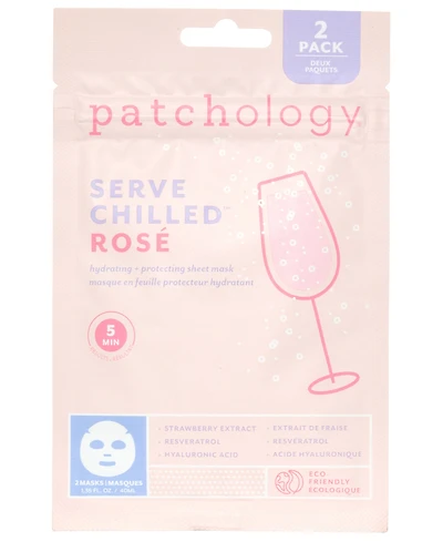 Patchology 2-Pc. Serve Chilled Rose Hydrating and Protecting Sheet Mask