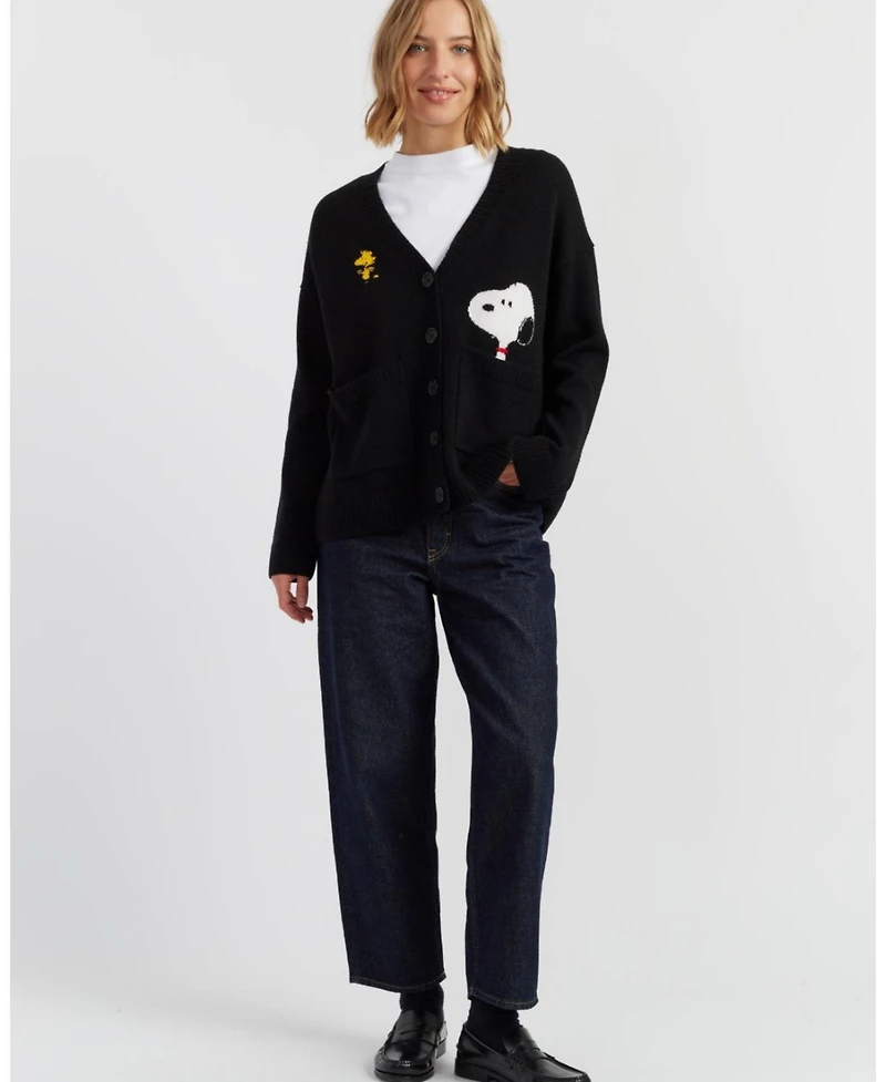Chinti & Parker Women's Wool-Cashmere Peek Pocket Cardigan
