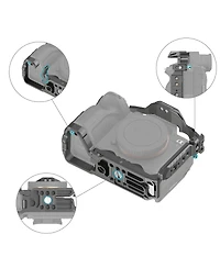 SmallRig HawkLock Quick Release Advanced Cage Kit for Sony Alpha 7R V/7 Iv/7S Iii