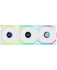 Lian-Li Lian-Li Fan Uni Fan Sl 2.4GHz Wireless 1.6" Lcd Rgb 120mm Fan, 3x Fan - Reverse Blade