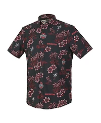 Reyn Spooner Men's Black Ohio State Buckeyes Kekai Classic Tri-Blend Button-Down Shirt