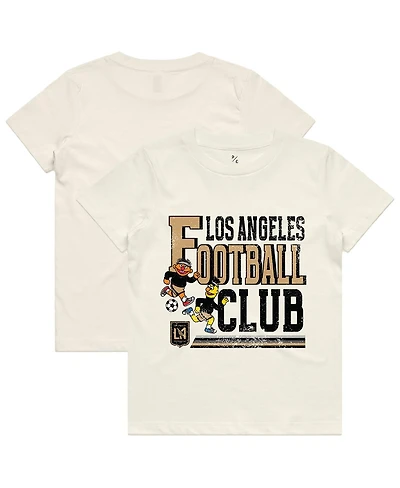 Peace Collective x Sesame Street Big Boys and Girls Cream Lafc Vintage T-Shirt