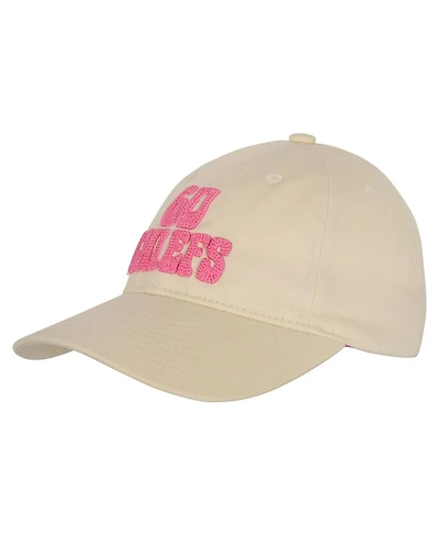 Outerstuff Big Girls Cream Kansas City Chiefs Blitz Adjustable Hat