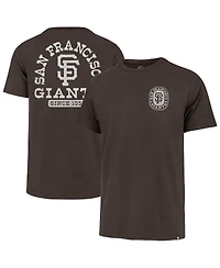 '47 Brand Men's Brown San Francisco Giants Back Canyon Franklin T-Shirt