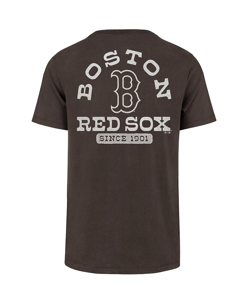 '47 Brand Men's Brown Boston Red Sox Back Canyon Franklin T-Shirt
