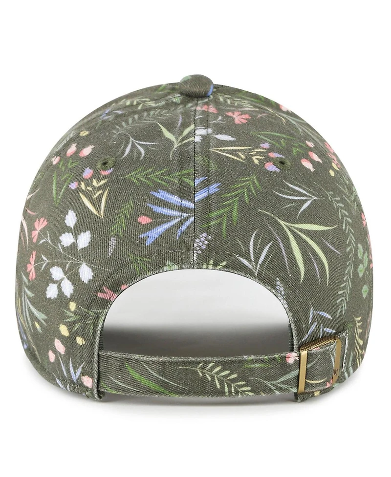 '47 Brand Women's Olive Pittsburgh Pirates Moss Verbena Clean Up Adjustable Hat