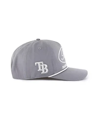 '47 Brand Men's Gray Tampa Bay Rays Foundational Hitch Adjustable Hat