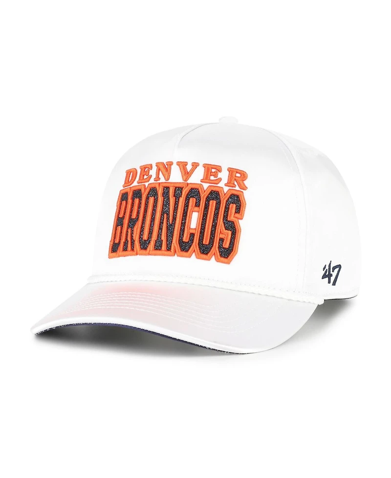 '47 Brand Women's White Denver Broncos Outspoken Hitch Adjustable Hat