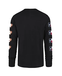 '47 Brand Men's Black Texas Longhorns Go Big Long Sleeve T-Shirt