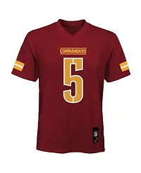Outerstuff Preschool Jayden Daniels Burgundy Washington Commanders Replica Player Jersey