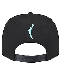 New Era Men's and Women's Black New York Liberty 9SEVENTY Checkerboard Print Adjustable Hat