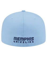 New Era Men's Light Blue Memphis Grizzlies Deceptor 59FIFTY Fitted Hat