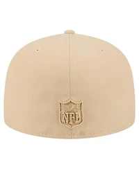 New Era Men's Light Beige Cincinnati Bengals Color Pack A-Frame 59FIFTY Fitted Hat