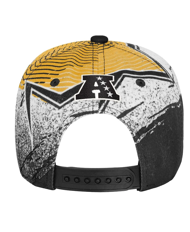 Outerstuff Big Boys and Girls Black Pittsburgh Steelers Make Noise Adjustable Hat