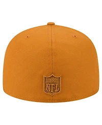 New Era Men's Brown Miami Dolphins Color Pack A-Frame 59FIFTY Fitted Hat