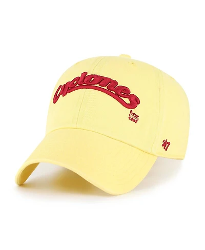 '47 Brand Men's Maize Iowa State Cyclones Vault Clean Up Adjustable Hat