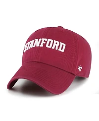 '47 Brand Men's Cardinal Stanford Cardinal Clean Up Adjustable Hat