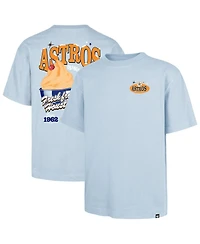 '47 Brand Men's Light Blue Houston Astros Ice Cream Parlor Foundation T-Shirt