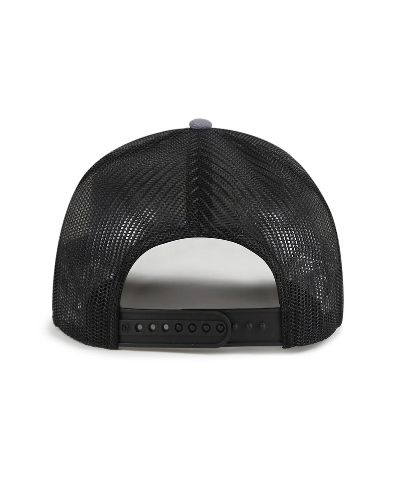 '47 Brand Men's Heather Charcoal Dallas Cowboys Carbon Rope Trucker Adjustable Hat