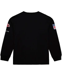 Mitchell & Ness Men's Black Los Angeles Chargers Training Camp Vintage Logos Long Sleeve T-Shirt