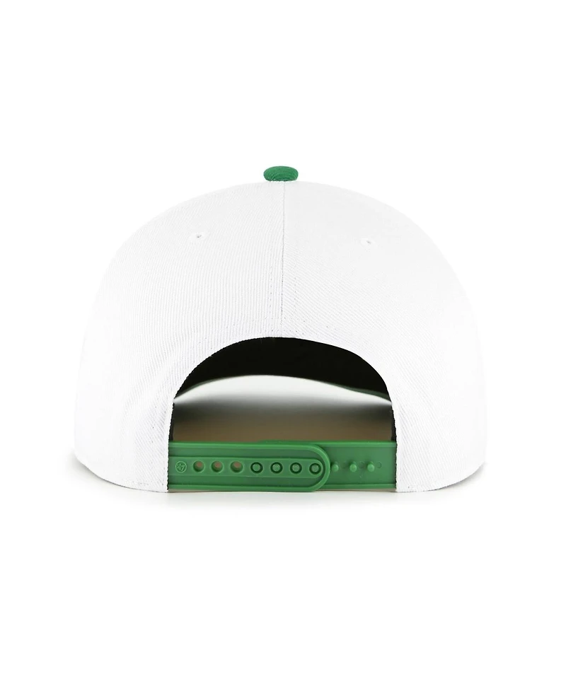 '47 Brand Big Boys and Girls White/Kelly Green Philadelphia Eagles Prime Play Hitch Adjustable Hat