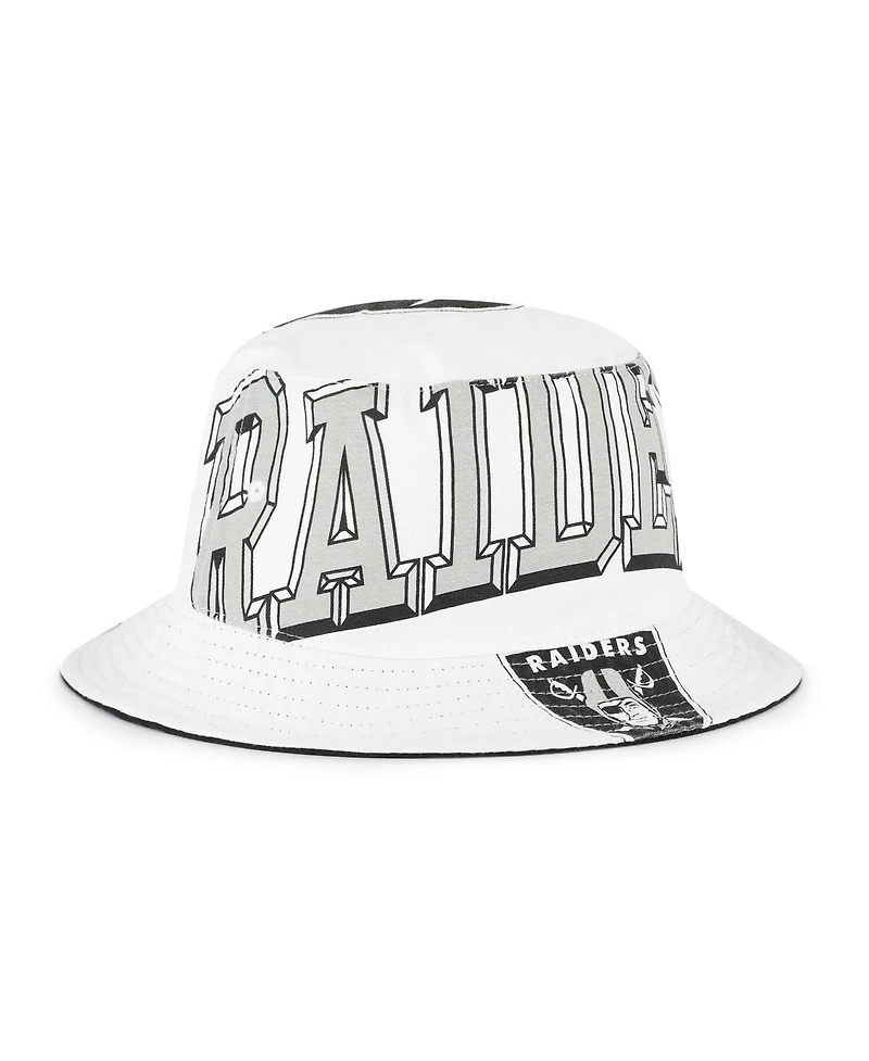 '47 Brand Women's White Las Vegas Raiders Energize Bucket Hat