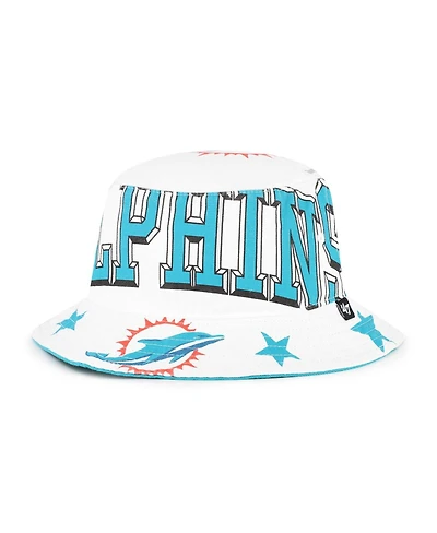 '47 Brand Women's White Miami Dolphins Energize Bucket Hat