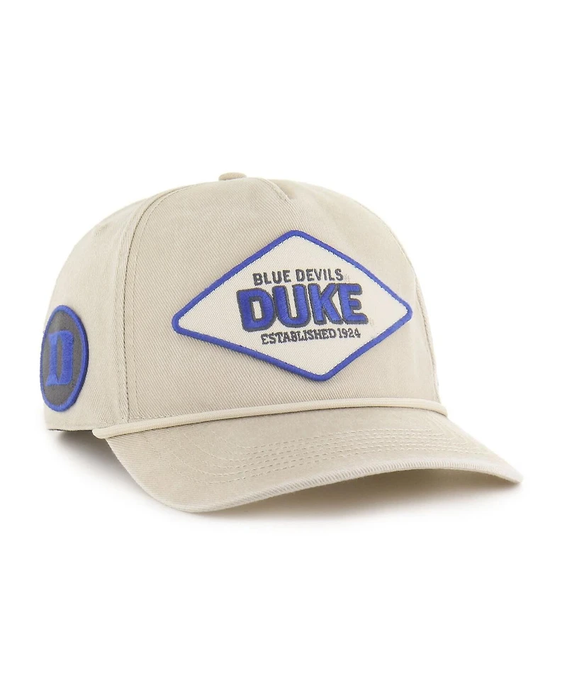 '47 Brand Men's and Women's Cream Duke Blue Devils Outdoorsmen Cairn Hitch Adjustable Hat
