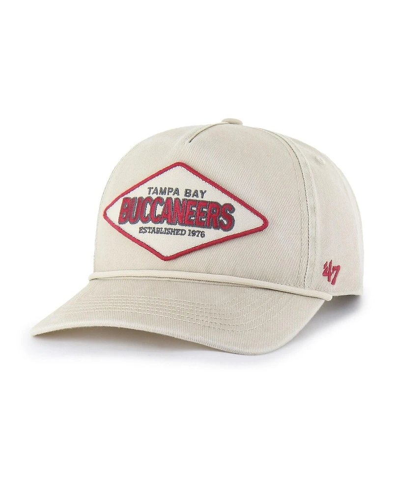 '47 Brand Men's Khaki Tampa Bay Buccaneers Cairn Hitch Adjustable Hat