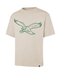 '47 Brand Men's Tan Philadelphia Eagles Bouldering Imprint Ravine Foundation Throwback T-Shirt