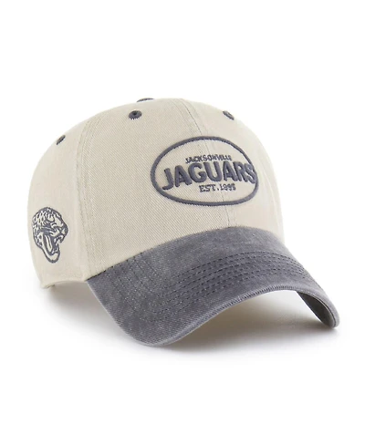'47 Brand Men's Khaki Jacksonville Jaguars Breaking Trail Clean Up Adjustable Hat