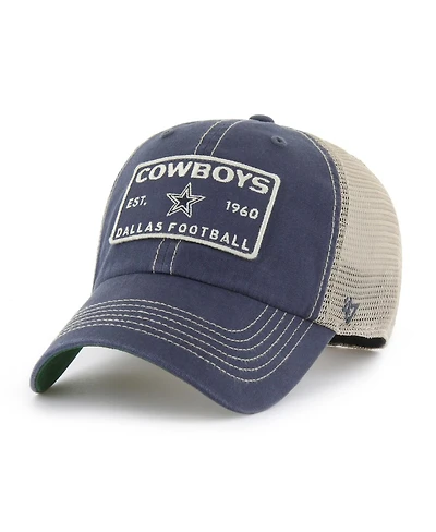'47 Brand Men's Navy Dallas Cowboys Wabash Trucker Clean Up Adjustable Hat