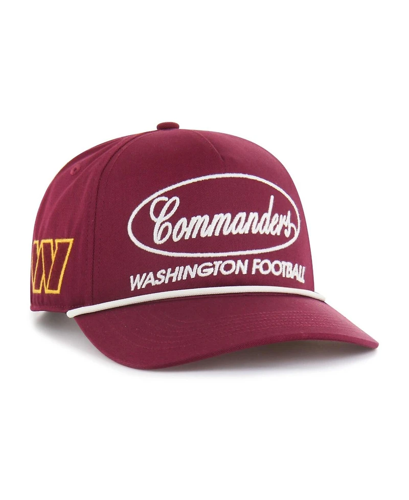 '47 Brand Men's Burgundy Washington Commanders Foundational Hitch Adjustable Hat