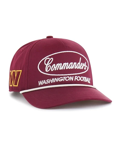 '47 Brand Men's Burgundy Washington Commanders Foundational Hitch Adjustable Hat