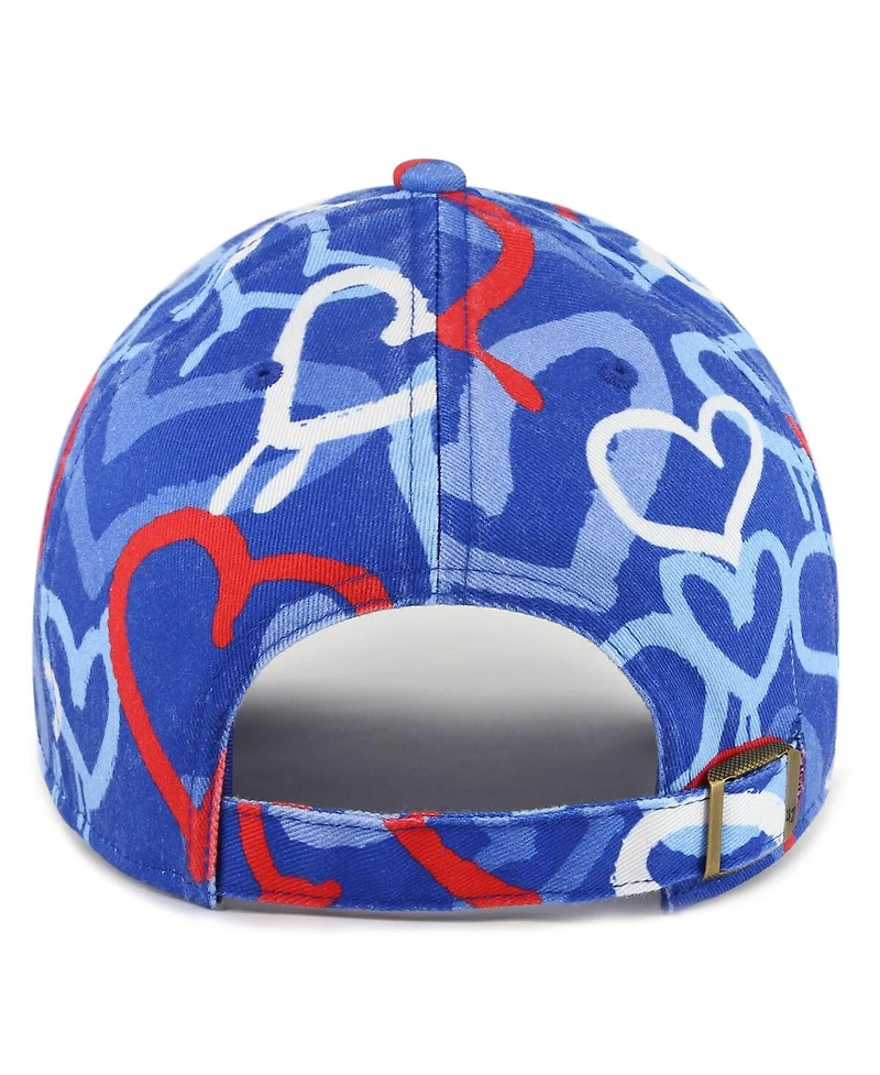 '47 Brand Big Girls Royal New York Giants Mural Clean Up Adjustable Hat