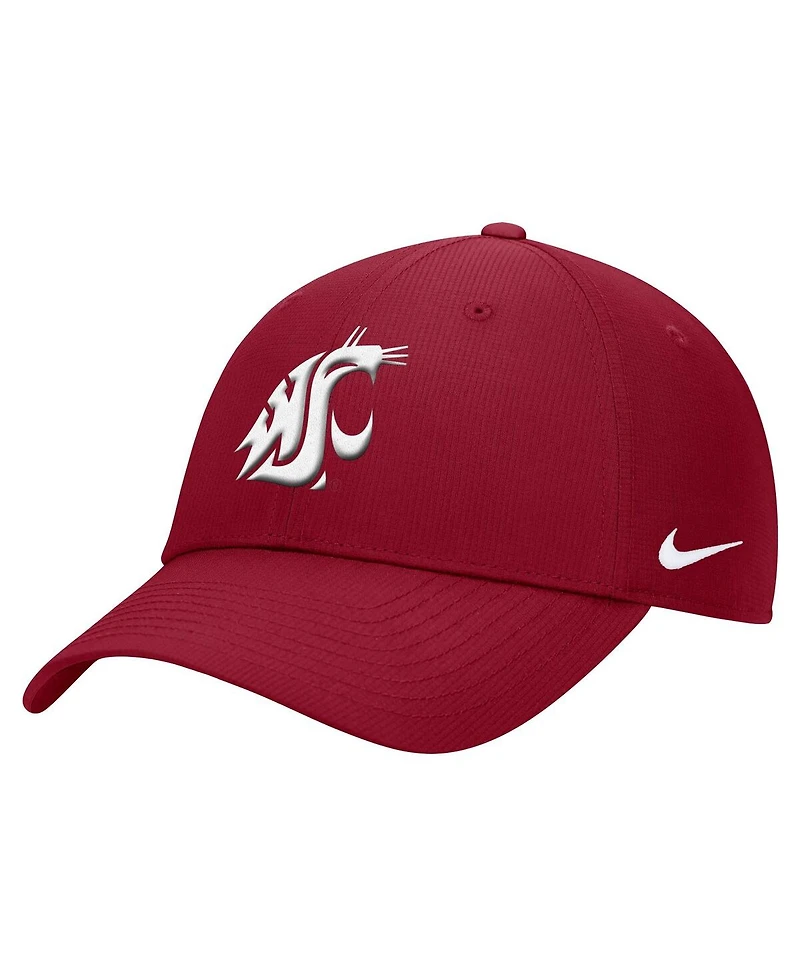 Nike Men's Crimson Washington State Cougars 2025 On-Field Club Performance Adjustable Hat