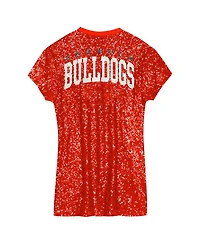 Outerstuff Preschool Red Georgia Bulldogs Sequin V-Neck Dress