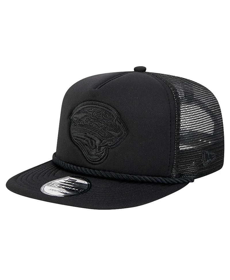 New Era Men's Black Jacksonville Jaguars Active Tone Golfer Snapback Hat