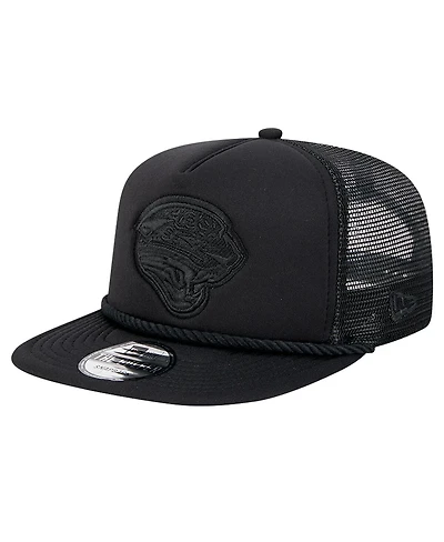 New Era Men's Black Jacksonville Jaguars Active Tone Golfer Snapback Hat