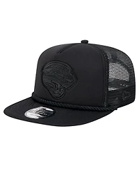 New Era Men's Black Jacksonville Jaguars Active Tone Golfer Snapback Hat