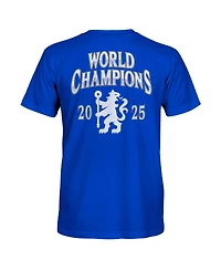 1863FC Men's Blue Chelsea 2025 World Champions Rampant T-Shirt