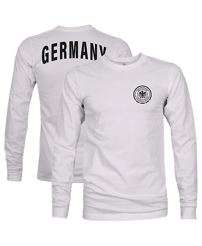 1863FC Men's Silver Germany National Team Arch Long Sleeve T-Shirt
