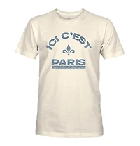 1863FC Men's Tan Paris Saint-Germain Team Arch T-Shirt