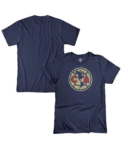 1863FC Men's Navy Club America Color Badge T-Shirt