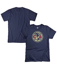 1863FC Men's Navy Club America Color Badge T-Shirt